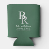 ロゴ会社のプロフェッショナルプロモーショングリーン 缶クーラー (裏面)