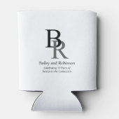 ロゴ会社のプロフェッショナルプロモーション 缶クーラー (裏面)