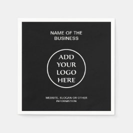 ロゴ会社の企業のプロフェッショナル スタンダードカクテルナプキン
