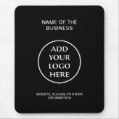 ロゴ会社の企業のプロフェッショナル マウスパッド (正面)