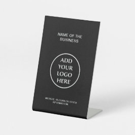 ロゴ会社の企業のプロフェッショナル 台座サイン