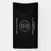 ロゴ会社の企業のプロフェッショナル 横断幕 (縦)