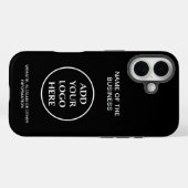 ロゴ会社の企業のプロフェッショナル Case-Mate iPhoneケース (裏面 (横))