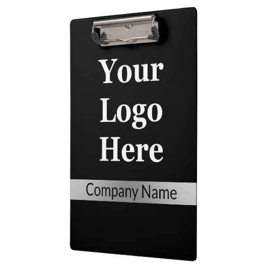 ロゴ会社の会社名をブラックとシルバーで表示 クリップボード (左)