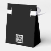 ロゴ会社のQRコー企業のドをモダン追加する フェイバーボックス (裏面サイド)