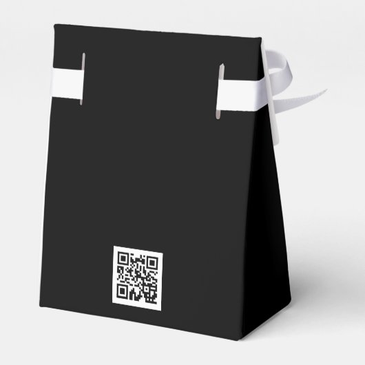 ロゴ会社のQRコー企業のドをモダン追加する フェイバーボックス (裏面サイド)