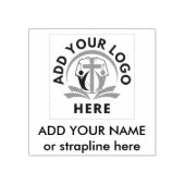 ロゴ会社カスタム教会の追加 ラバースタンプ (インプリント)