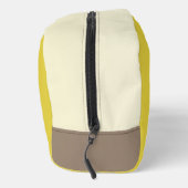 ロゴ会社ビジネス黄色の化粧品トイレバッグ ドップキット (右)