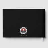 ロゴ会社企業のビジターログ ゲストブック (裏面)