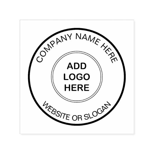 ロゴ会社名スタンプの追加 セルフインキングスタンプ (デザイン)