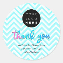 ロゴ会社名感謝ショッピングホワイトブルー