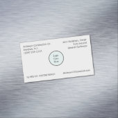 ロゴ会社情報登録 マグネット名刺 (インサイチュ)