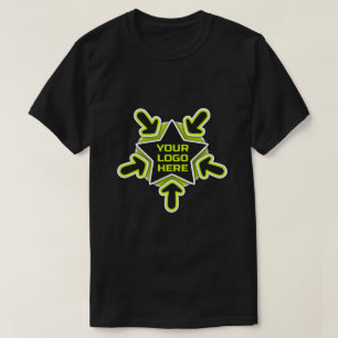 ロゴ会社 Tシャツ