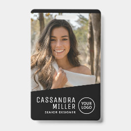 ロゴ会社ID バッジ