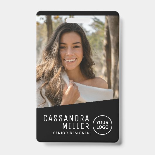 ロゴ会社ID バッジ (正面)