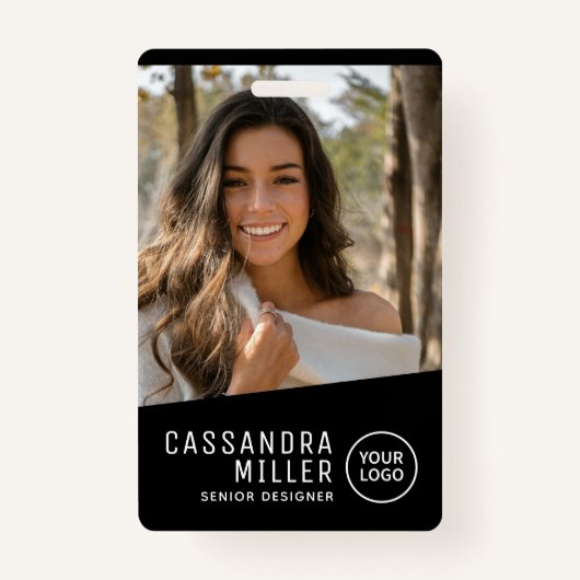 ロゴ会社ID バッジ (正面)