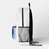 ロゴ位置2ズーム（2倍） プリントバックパック (右)