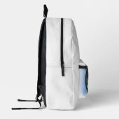 ロゴ位置2ズーム（2倍） プリントバックパック (左)