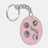 ロゴ入りの星形のメルカット キーホルダー (正面左)