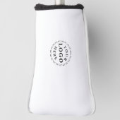 ロゴ入りカスタマイズゴルフパターカバー ゴルフヘッドカバー (回転90)