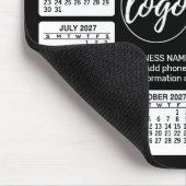 ロゴ入りカレンダー 連絡先情報 2027年版 マウスパッド (コーナー)