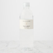 ロゴ入りコスメジャー包装ラベル ペットボトルラベル (正面)