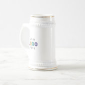 ロゴ入りスタイン ビールジョッキ (正面左)