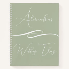 ロゴ入りパーソナライズドウェディングノートブック クライアントギフト ノートブック