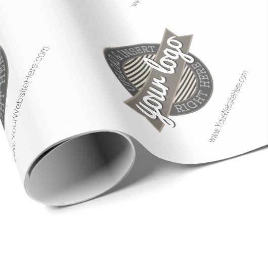 ロゴ入りプロモーションオフィス用品 ラッピングペーパー (ロールコーナー)