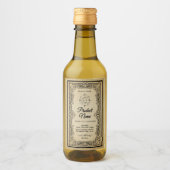 ロゴ入りポーション ビンテージ調薬局ラベル ワインラベル (正面)