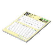 ロゴ入り売上伝票・注文書・請求書のブックレット ノートパッド (回転)