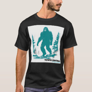 ロゴ入り雪の中のヨウィー Tシャツ