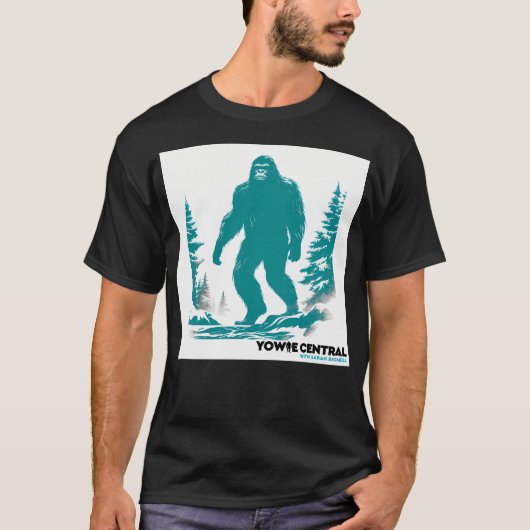 ロゴ入り雪の中のヨウィー Tシャツ (正面)