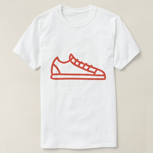 ロゴ入り靴のメンズTシャツ Tシャツ (デザイン正面)