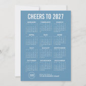 ロゴ入り2027年カレンダー シーズンカード (正面)