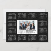 ロゴ入り2027年カレンダー 連絡先情報 シーズンカード (正面)