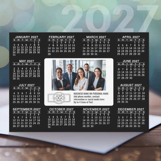 ロゴ入り2027年カレンダー 連絡先情報 シーズンカード