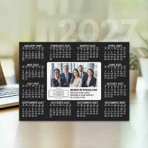 ロゴ入り2027年カレンダー 連絡先情報 シーズンカード
