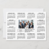 ロゴ入り2027年カレンダー 連絡先情報 シーズンカード (正面)
