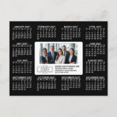 ロゴ入り2027年カレンダー 連絡先 ポストカード (正面)