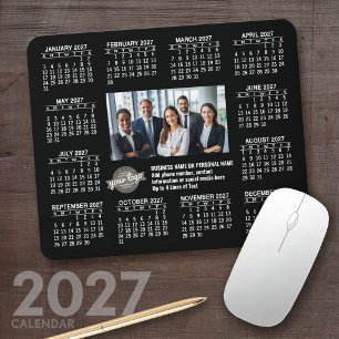 ロゴ入り2027年カレンダー 連絡先 マウスパッド
