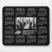 ロゴ入り2027年カレンダー 連絡先 マウスパッド (正面)