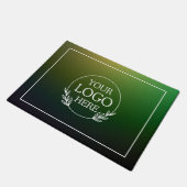 ロゴ入り オーダーメイド 企業用ウェルカムマット ドアマット (アングル)