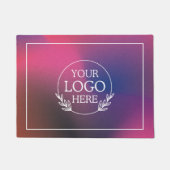 ロゴ入り オーダーメイド 企業用ウェルカムマット ドアマット (正面)