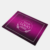 ロゴ入り オーダーメイド 企業用ウェルカムマット ドアマット (アングル)
