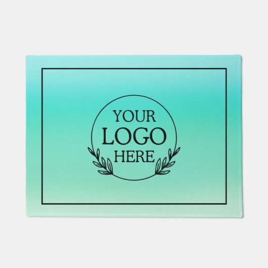 ロゴ入り オーダーメイド 企業用 ウェルカムマット ドアマット (正面)