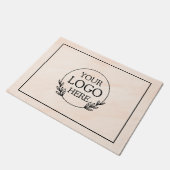 ロゴ入り オーダーメイド 企業用 ウェルカムマット ドアマット (アングル)