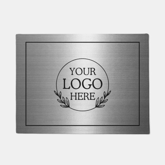 ロゴ入り オーダーメイド 企業用 ウェルカムマット ドアマット (正面)