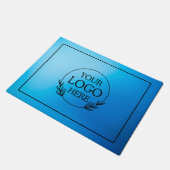 ロゴ入り オーダーメイド 企業用 ウェルカムマット ドアマット (アングル)