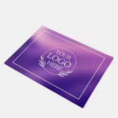 ロゴ入り オーダーメイド 企業用 ウェルカムマット ドアマット (アングル)